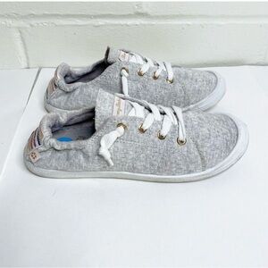 TOMMY BAHAMA No Tie Cozy Gray MEMORY FOAM Sneaker SHOES Womens Size 8